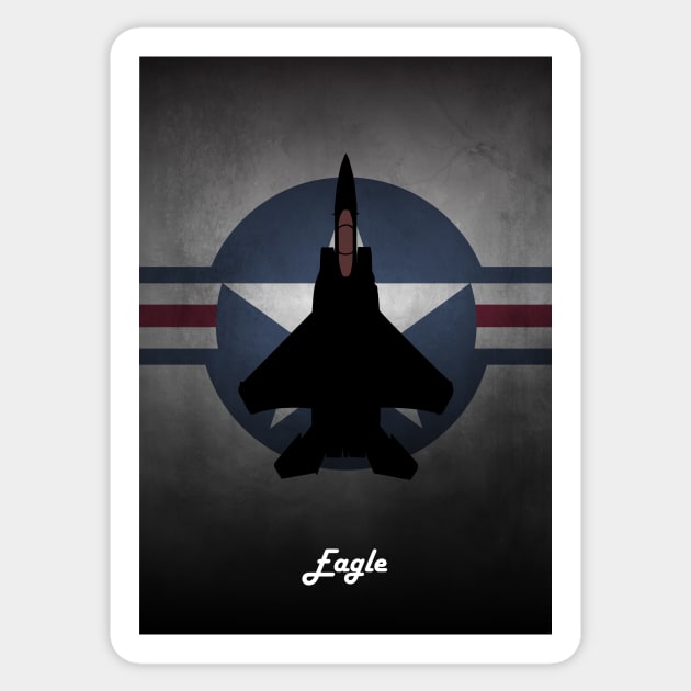 F-15 Eagle USAF Sticker by aviationart